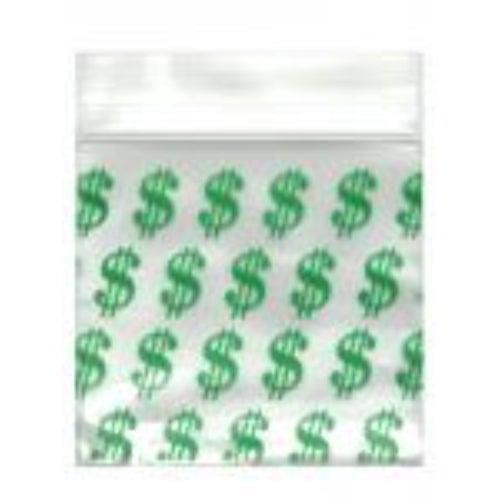 Printed Bags, 26x26mm- Green $ Agung