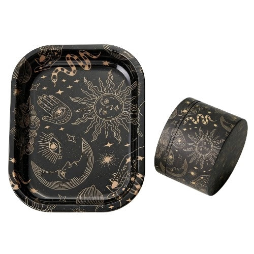 Grinder/Tray Combo- Sun & Moon