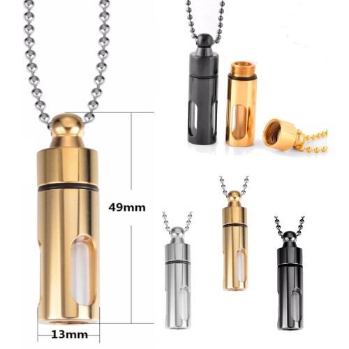 Glass/Metal Ash Keeper Necklace AliExpress