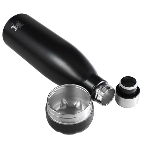 Black Leaf Stash Thermos- Black