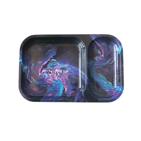 Double Rolling Tray- Purple Mushie Temu