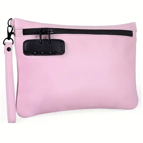Pink Smell Proof Bag w/ Lock Temu