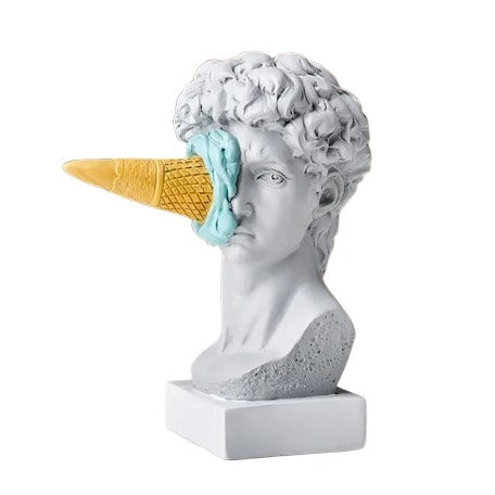 Resin Roman Bust w/ Gelato Temu