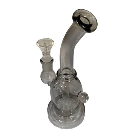 Mini Oval Dab Rig- Grey (18cm) Cig Corp