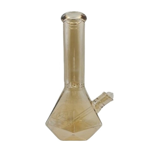 Hex Base Beaker- 35cm (Holo. Gold) Xu Bongs