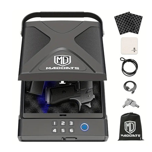 Portable Fingerprint/Code Lock Safe Temu
