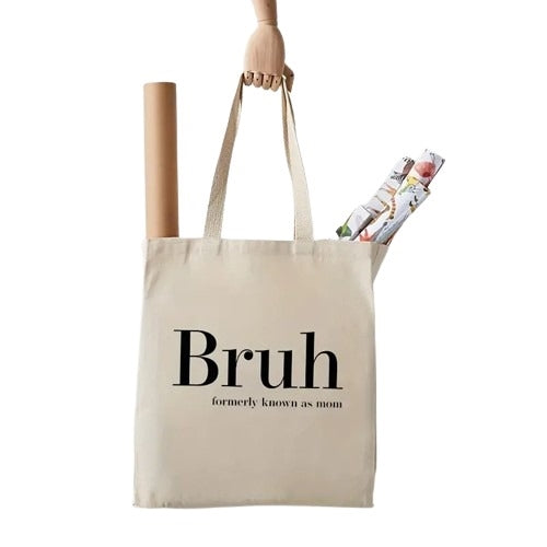 Bruh Tote Bag Temu