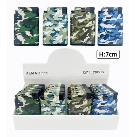 Plastic Dual Flame Lighter Trio Trading