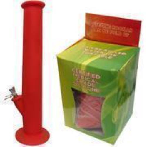 Silicone Portable Water Pipe, 36cm Cig Corp