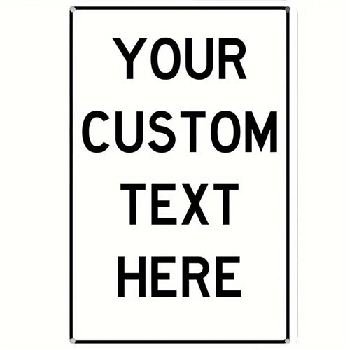 Your Custom Text Here Sign Temu