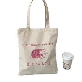 Horrors Persist Tote Bag Temu