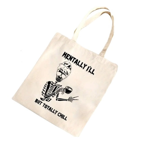 Mentally Ill Tote Bag Temu