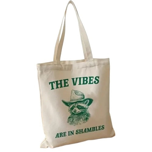 Vibes Are In Shambles Tote Bag Temu