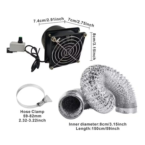 Industrial 5-Speed Exhaust Fan Kit