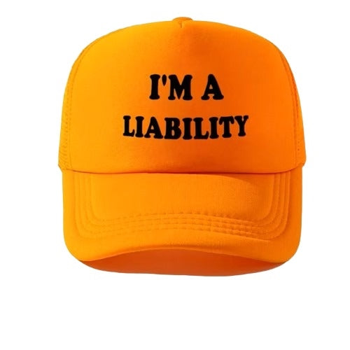 I'm a Liability Cap- Orange