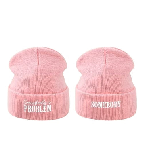Couple Problem Beanie-Pink