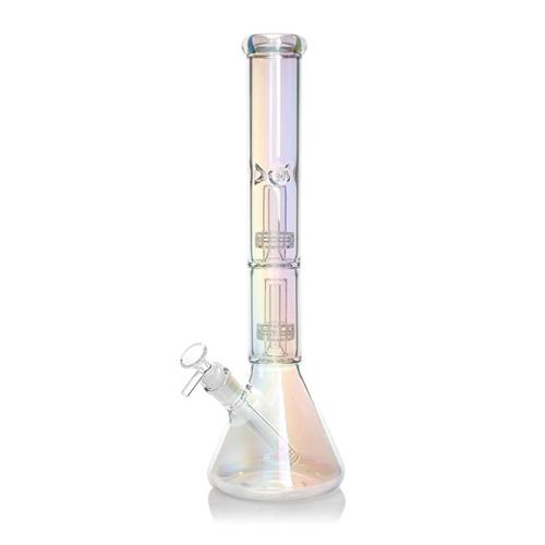 Holographic Twin Showerhead Beaker 36cm Shenghong Glass