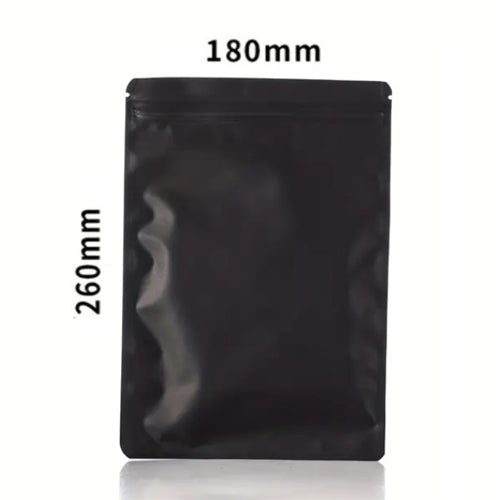 Black Smell Proof Bags 10pk- 18x26cm Temu