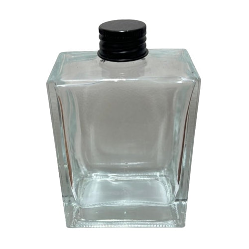 Square Glass Bottle 200ml High on Chapel