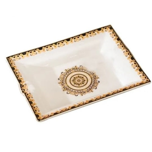 Cigar Ashtray 10x14cm- Floral Trio Trading