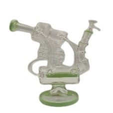 Glass Multi-Tube Recycler- 28cm Xu Bongs