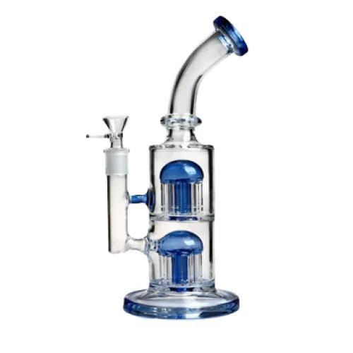Double 8-Arm Perc- 28cm HF Glass