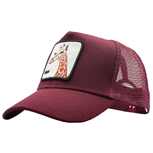 High Giraffe Cap- Red Temu