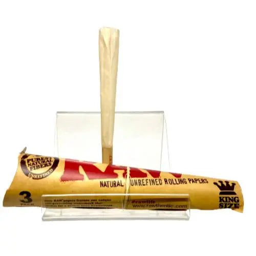 RAW Classic P/R Cones 3pk Kingsize Cig Corp