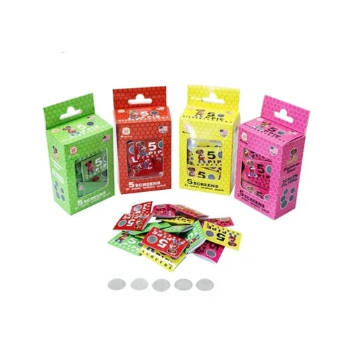 5pk Honeypuff S/Steel Flat Screen