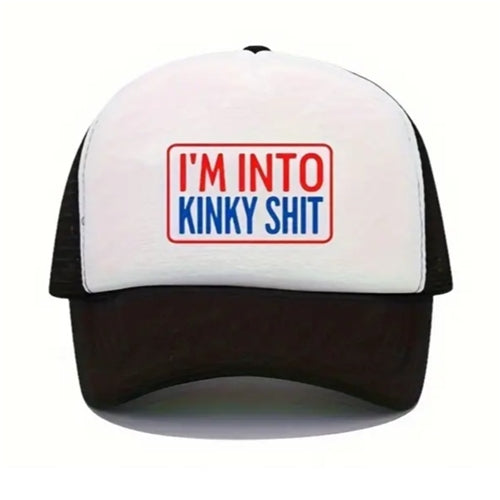 Kinky Shit Cap- White Temu