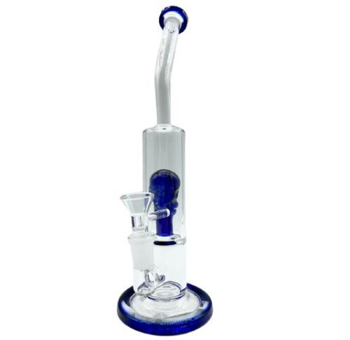 Blue Skull Glass Oil Pourer Cig Corp