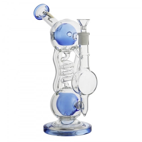 Hittn' Double Orb Twist Coil Recycler Shenghong Glass
