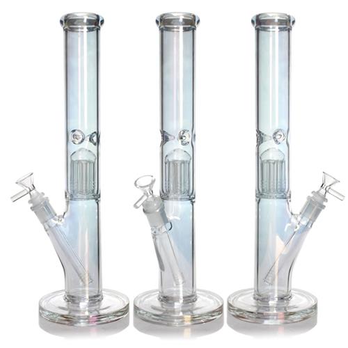 Holographic 8-Arm Perc. Didge 36cm Shenghong Glass
