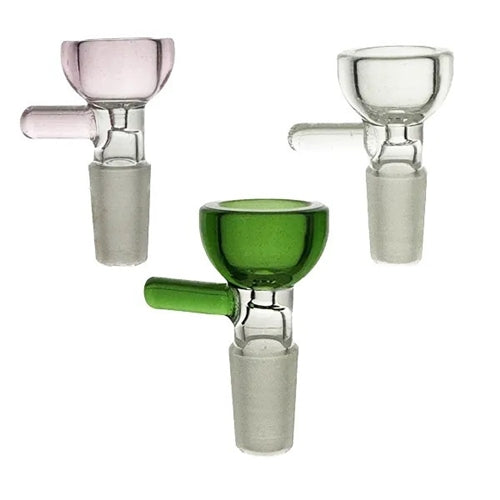 Glass Cone w/ Coloured Handle 14mm Down Under Wholesalers