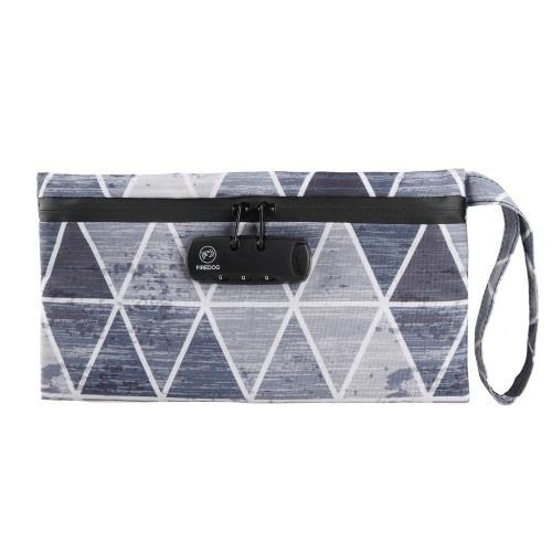 FD S/Proof Bag w/Lock- Blue Geo AliExpress
