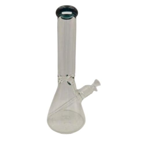 Coloured Rim Glass Beaker- 32cm