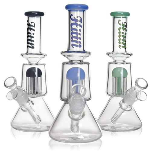Hittin' Glass 8-Arm Perc. Beaker 25cm Shenghong Glass