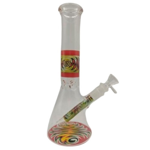 WigWag Beaker (25cm)- Red Xu Bongs