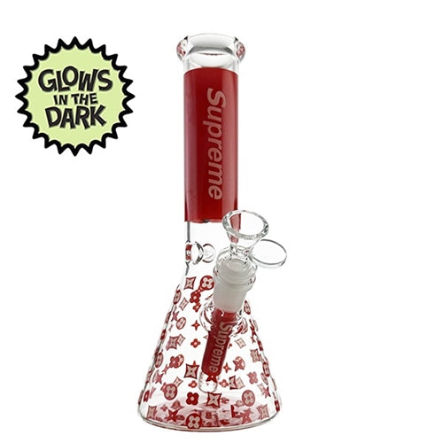 Glowing Supreme Glass Beaker- 25cm Down Under Wholesalers