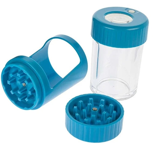 LED Glow Jar w/ Grinder & Pipe