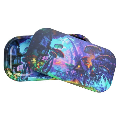 Metal Tray w/3D Lid- Enchantment Mushroom Down Under Wholesalers