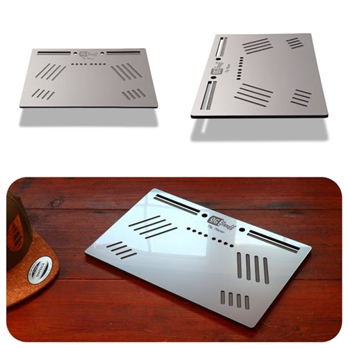 OG The Platter Snuff Board- Silver OG Snuff