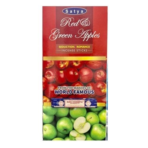 Satya Red & Green Apples Incense