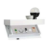 Pneumatic Drop-Down Wall Safe- White