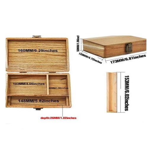 Wooden Rolling Box 17.3x12cm JD Suppliers