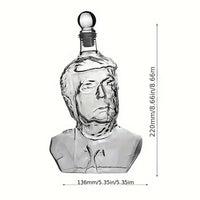 Trump Glass Decanter