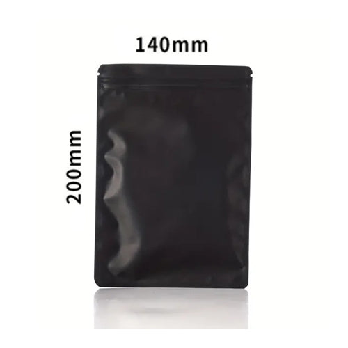 Black Smell Proof Bags 10pk- 14x20cm Temu