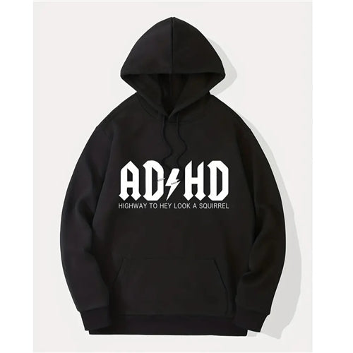 ADHD Hoodie- Black Temu