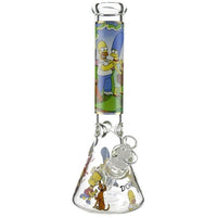 The Simpsons Family Picnic Glass Beaker- 25cm
