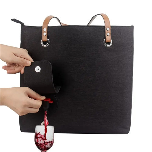 Tote Bag Secret Wine Flask Temu